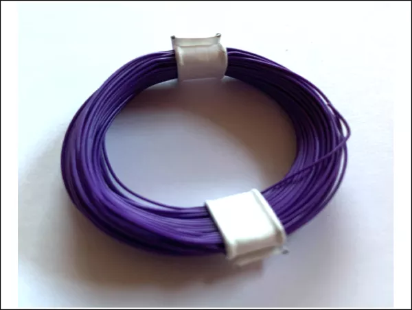Litze 0,04 mm² 10 Meter Ring Violett/Lila