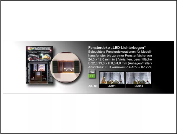 LD011 Fensterdeko LED Lichterbogen Version 11