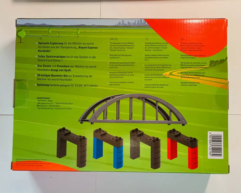 Märklin 72218 Maerklin World H0 – Kit De 39 Blocs De Construction Pour Agrandir Ton Train Montagne