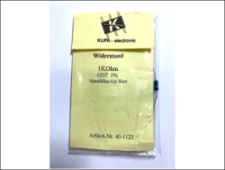 Metallschicht-Widerstände 1KOhm