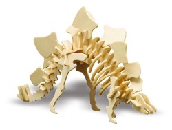 Pebaro 856/5 Holzbausatz Stegosaurus mittelschwer
