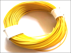 Litze 0,14 mm² 10 Meter Ring Gelb