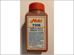 HEKI 7106 Acrylfarbe Rotbraun 200ml