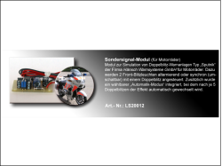 Sondersignal-Modul (für Motorräder)
