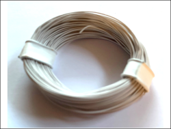 Litze 0,04 mm² 10 Meter Ring Weiß