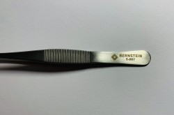 Bernstein 5-867 SMD Pinzette 120mm Form 35a Edelstahl