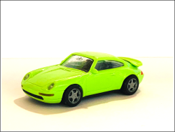 euro-modell Porsche Carrera grün Spur H0 (1:87)