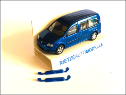 Rietze 21700 Volkswagen Caddy Maxi Bus 2 Blau