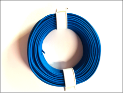 Kupfer-Schaltdraht 0,5 mm Blau 10 Meter