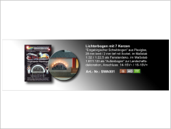 Lichterbogen mit 7 Kerzen SWA001 Spur G/HO/TT