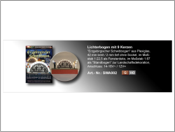 Lichterbogen mit 9 Kerzen SWA002 Spur G/HO