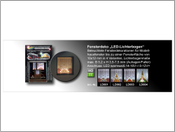 LD003 Fensterdeko LED Lichterbogen Version 3