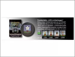 LD008 Fensterdeko "LED Lichterbogen" Version 8
