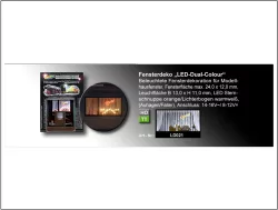 LD021 Fensterdeko "LED-DUAL-COLOR"