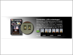 LD032 Fensterdeko LED Lichterbogen Version 2