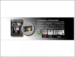 LD042 Fensterdeko "LED-Backlight" Version 2