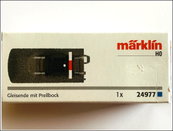 Märklin 24977 Gleisende mit Prellbock 1 Stück  H0 C-Gleis (ohne Bettung)