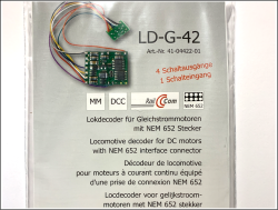 TAMS Elektronik 41-04422-01 LD-G-42 NEM 652 Lokdecoder mit Stecker